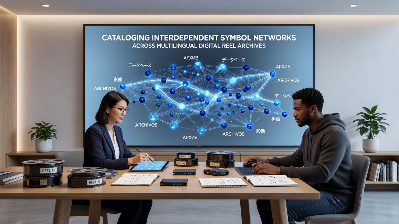 Database interface displaying multilingual symbol catalog entries and network links