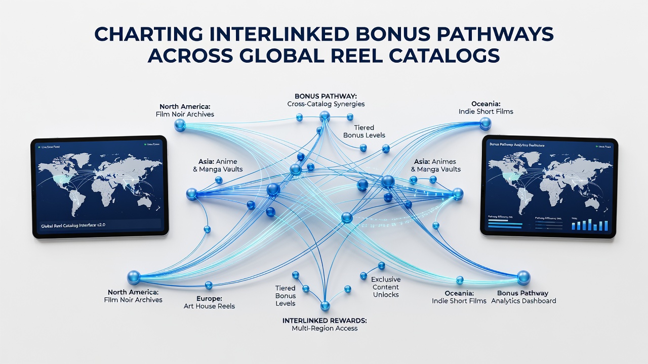Detailed chart mapping bonus feature connections between international slot game catalogs
