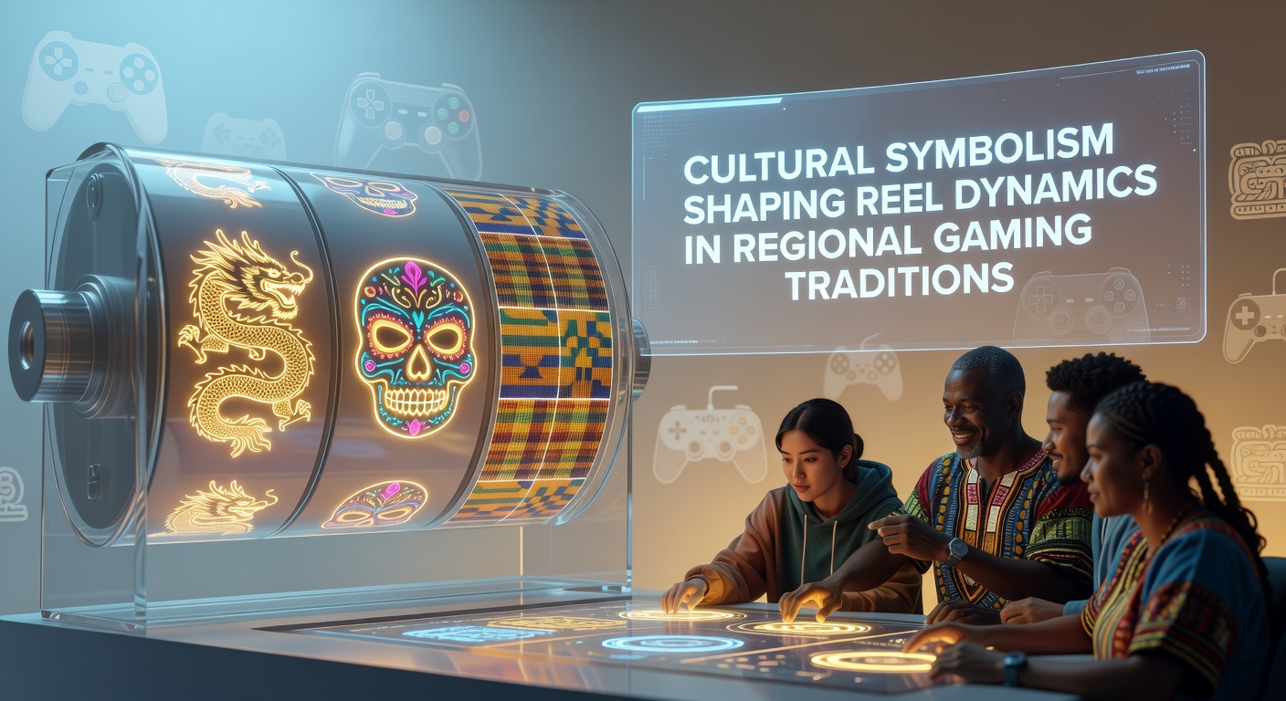 Traditional cultural symbols integrated into reel-based gaming machines from various global regions